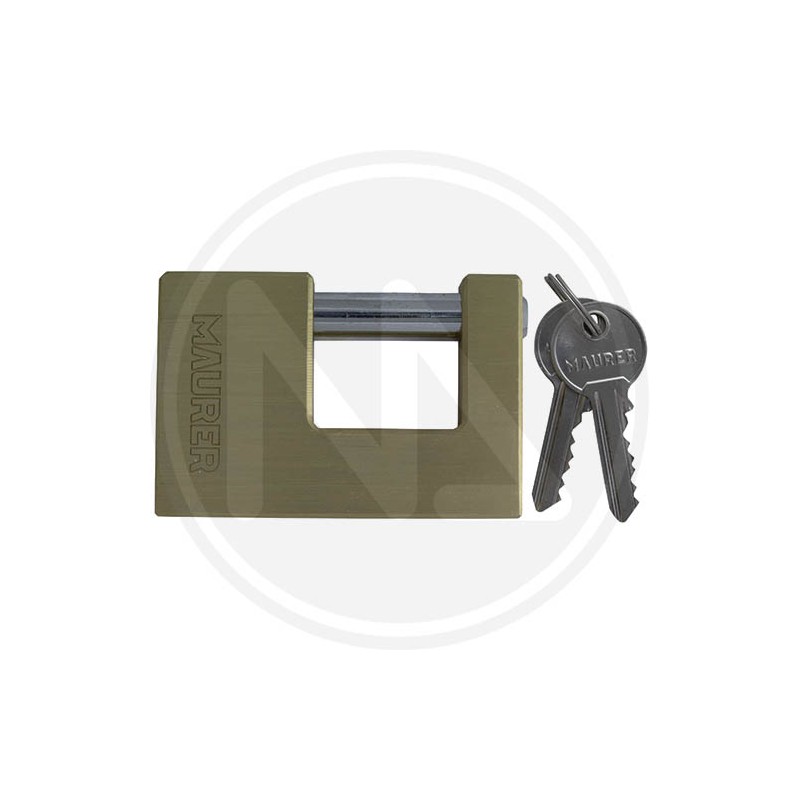 Brass padlock for shutters maurer
