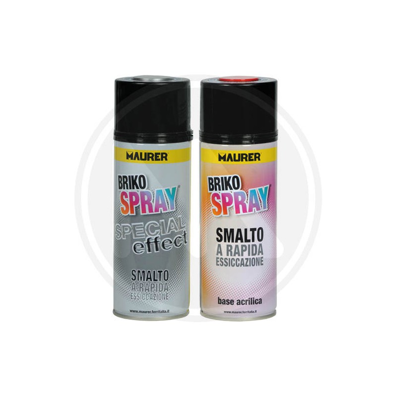 Spray "briko spray" 400 ml. maurer PLUS "tinte ral AVORIO E BIANCO"