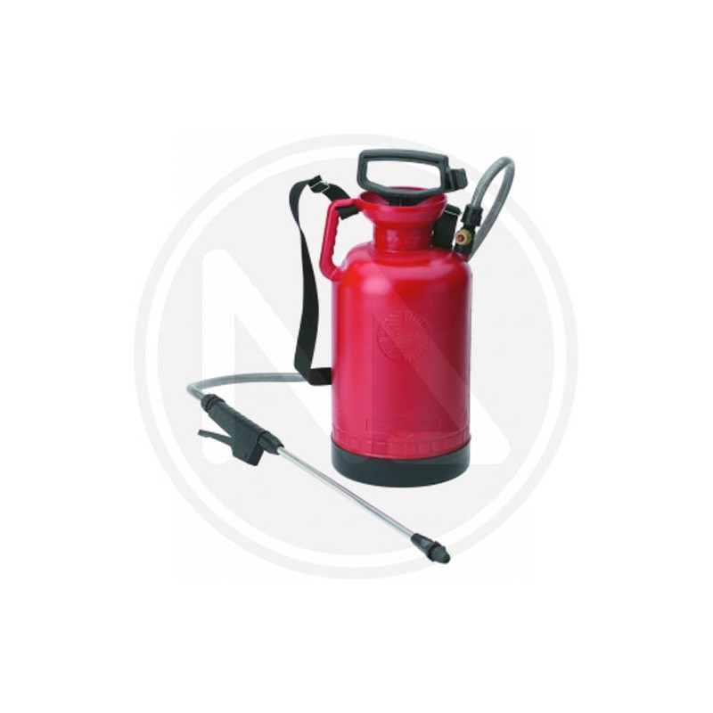 red backpack SPRAYER pump