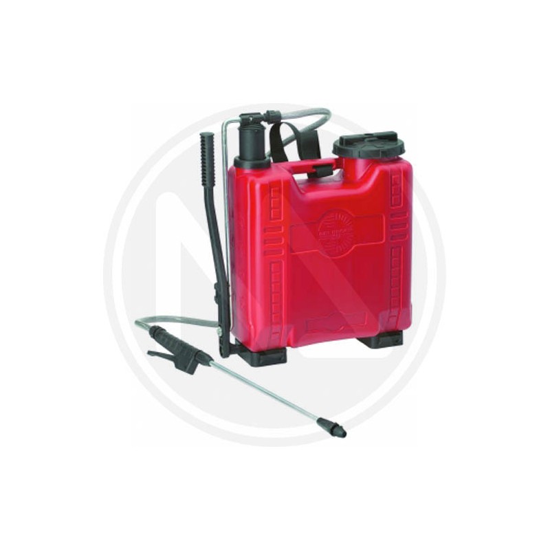 red backpack SPRAYER pump