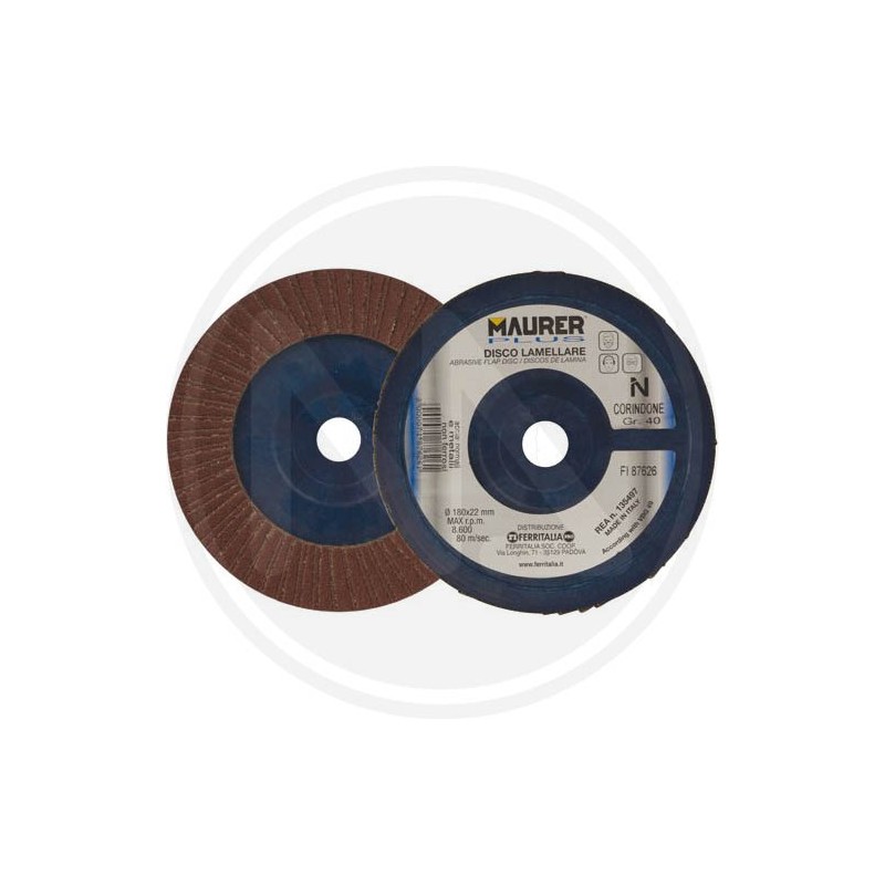 abrasive flap disc - ALUMINIUM OXIDE MAURER PLUS