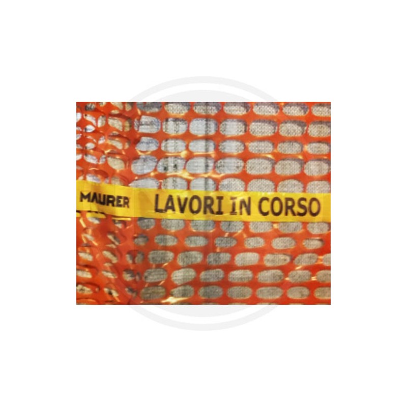 RETE PER CANTIERI ARANCIO maurer 50 MT.
