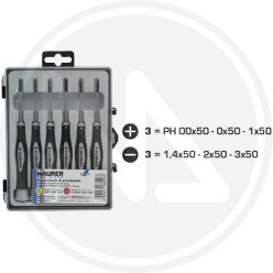 CACCIAVITI DI PRECISIONE SERIE 6 PZ maurer PLUS