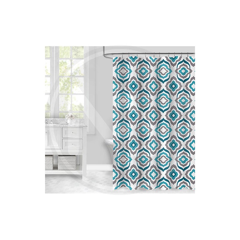 POLYESTER SHOWER CURTAIN "MAJOLICA" MAURER