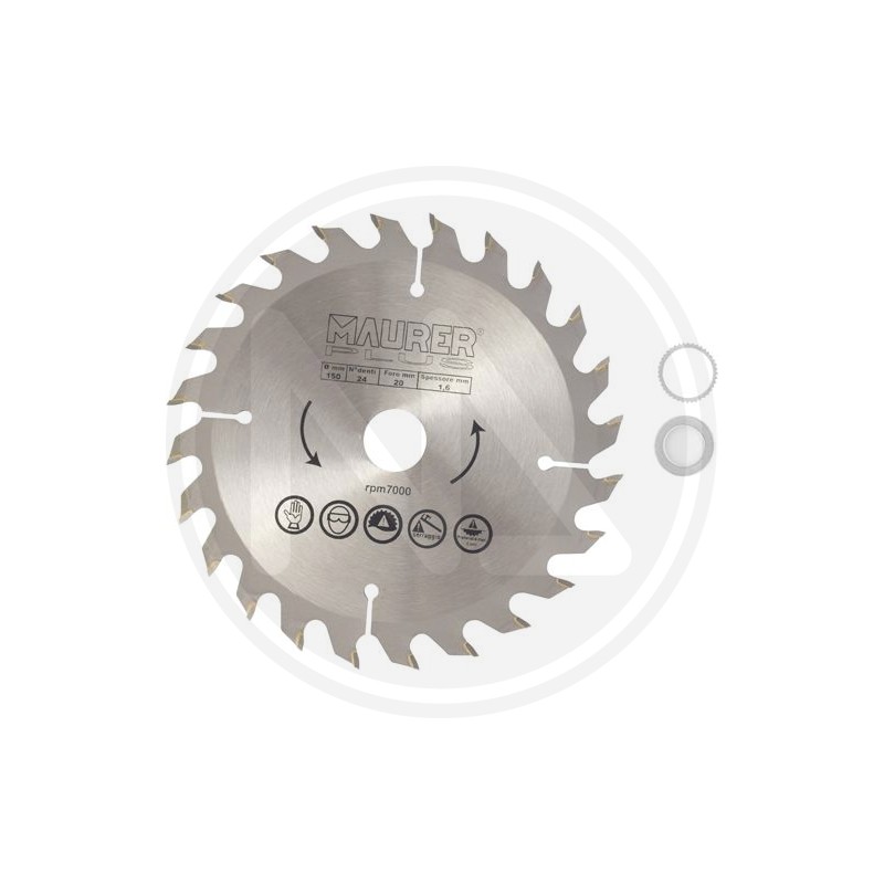 circular saw Blade tungsten carbide teeth 150MM 24Z maurer plus
