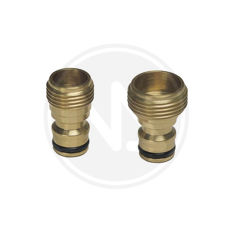 Tap brass connector male thread papillon