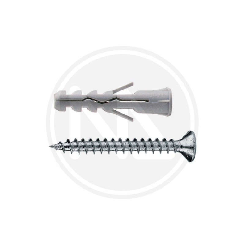 nylon plug with flat head screw and collar maurer
