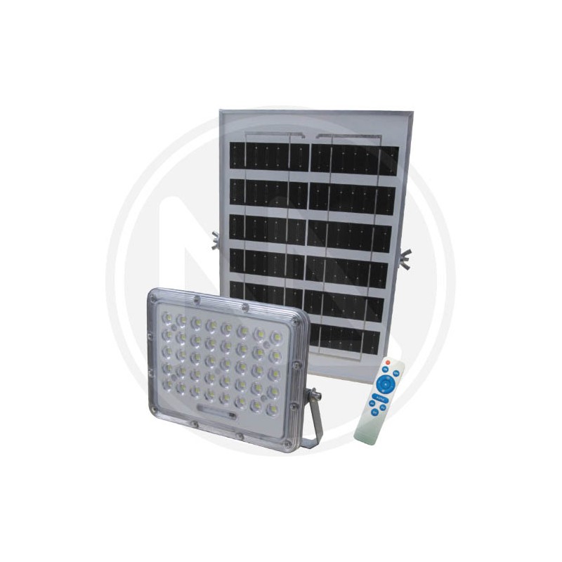 LED PROJECTOR WITH SOLAR PANEL AND REMOTE CONTROL MAURER