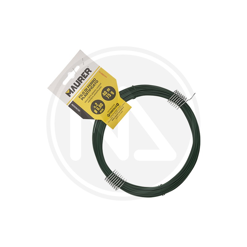 plastic coated skein wire green maurer