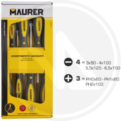 screwdrivers set 7 PCS. maurer