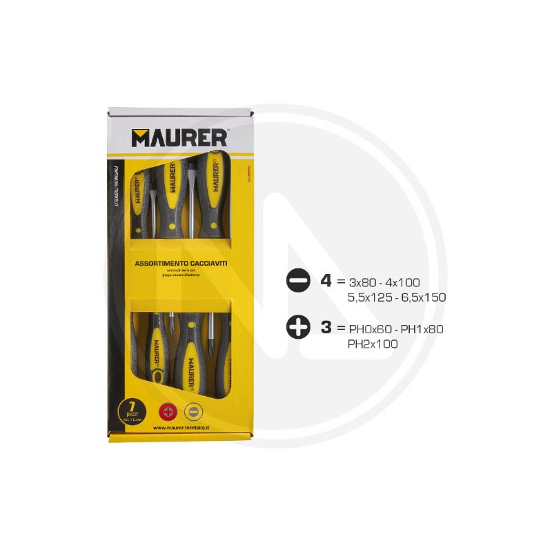 screwdrivers set 7 PCS. maurer