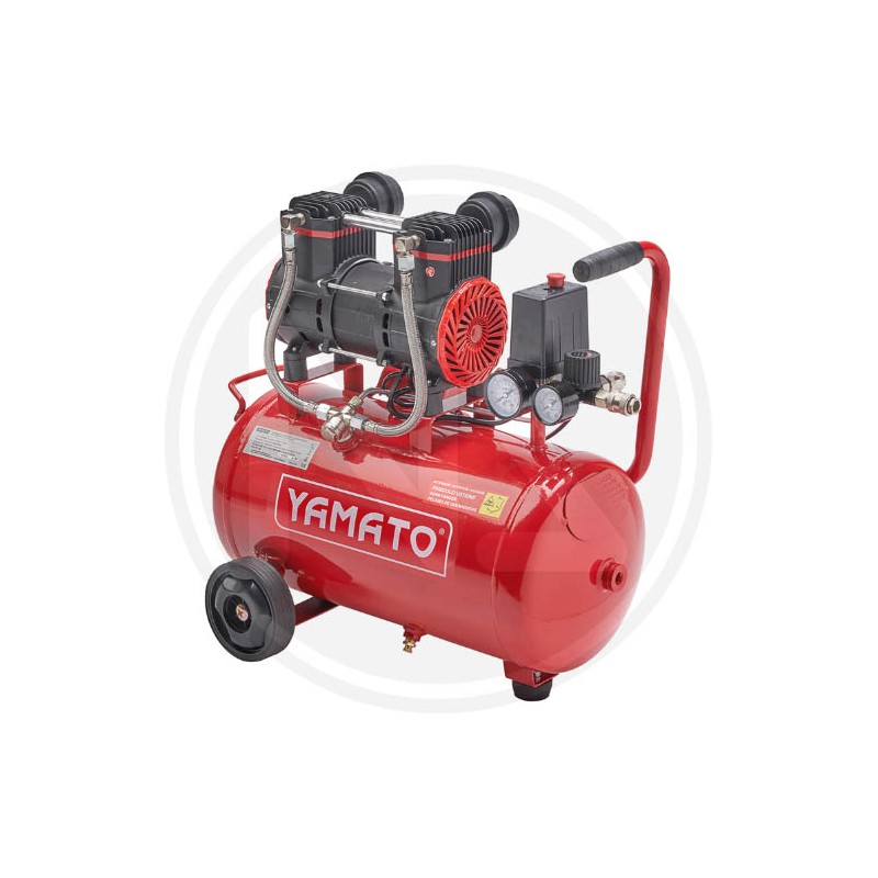 SILENT WHEELED COMPRESSOR "C1.5/24" OILLESS YAMATO
