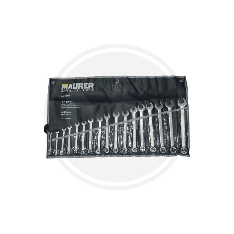 conbination spanners IN SCABBARD set 17 PCS. maurer plus