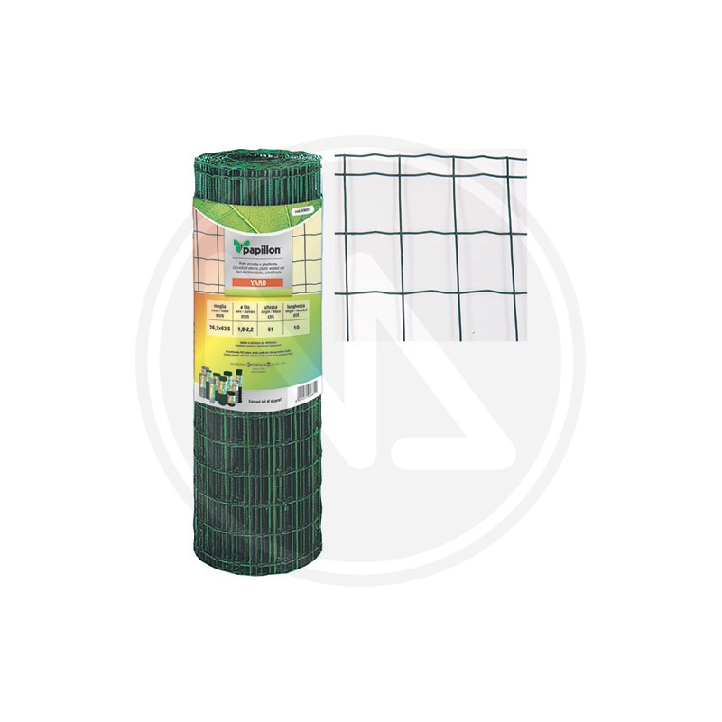 rete plasticata SGS "yard" 25 mt. papillon