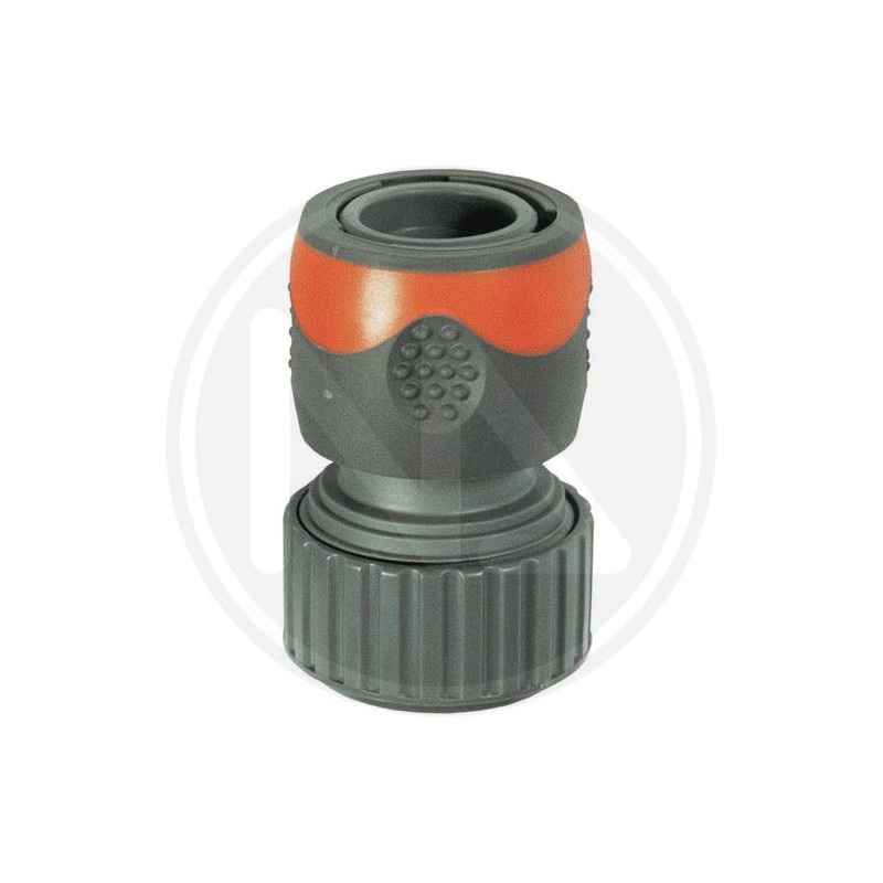 hose connector with threaded ring "soft touch" papillon
