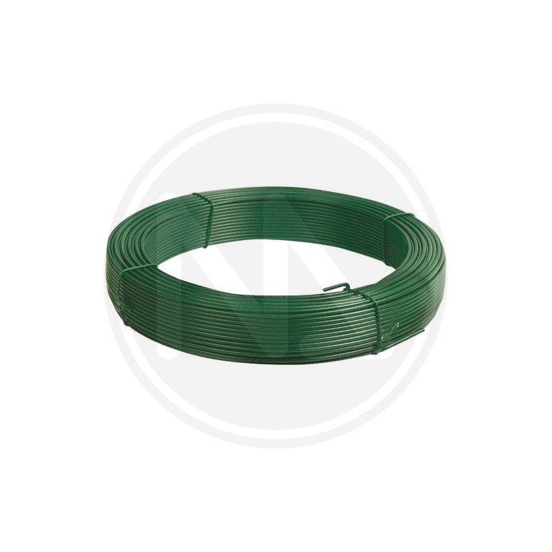 green plastic coated skein wire 2,4 mm. papillon