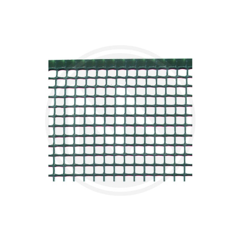 GREEN PVC WOVEN NET WITH SQUARED MESH PAPILLON