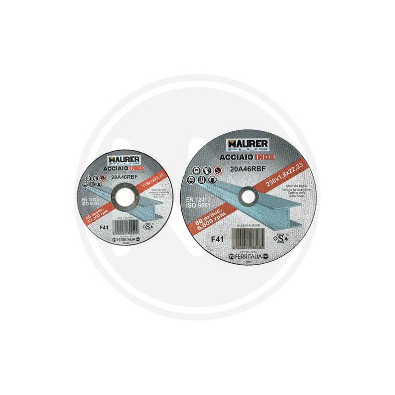 cutting wheelS for stainless steel maurer PLUS (5+1)