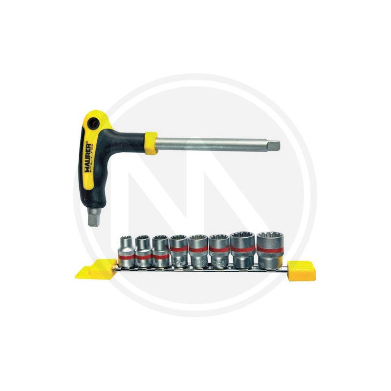 sockets-sets 9 pieces maurer plus