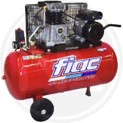 air compressor one phase 100 lt.  2 hp mobile Fiac