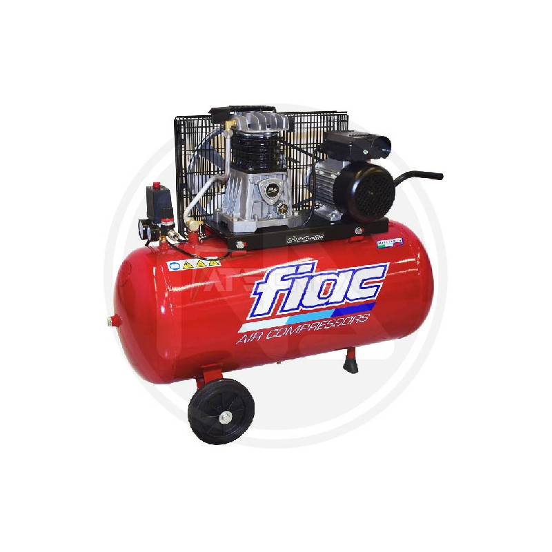 air compressor one phase 100 lt.  2 hp mobile Fiac