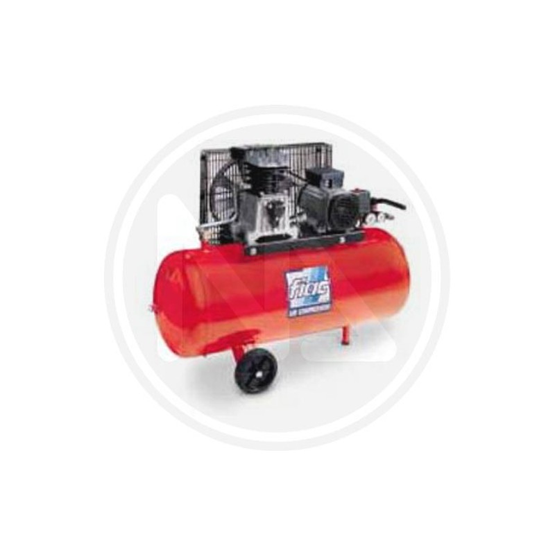 air compressor one phase 200 lt. 3 hp mobile fiac