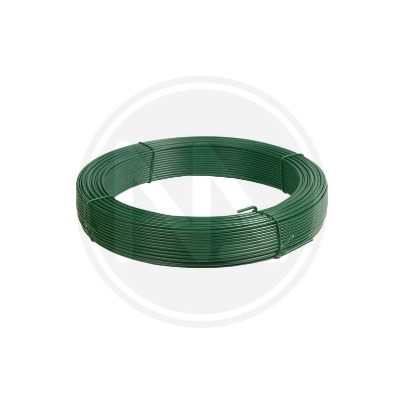 green plastic-coated wire roll 3,1 MM. papillon