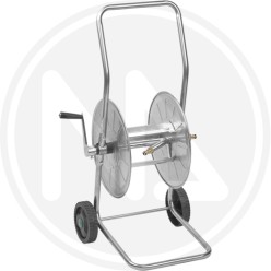 GALVANIZED metal hose reel 50 mt. papillon