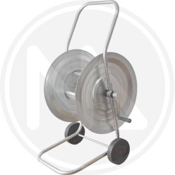 GALVANIZED  metal hose reel 80 mt. papillon*