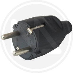 two pole plug schuko rubber maurer
