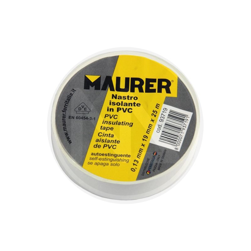 nastro isolante in pvc BIANCO maurer