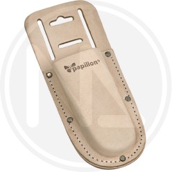 leather scissor case for belt PAPILLON