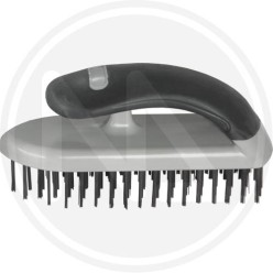 shoe brush with handle soft grip maurer