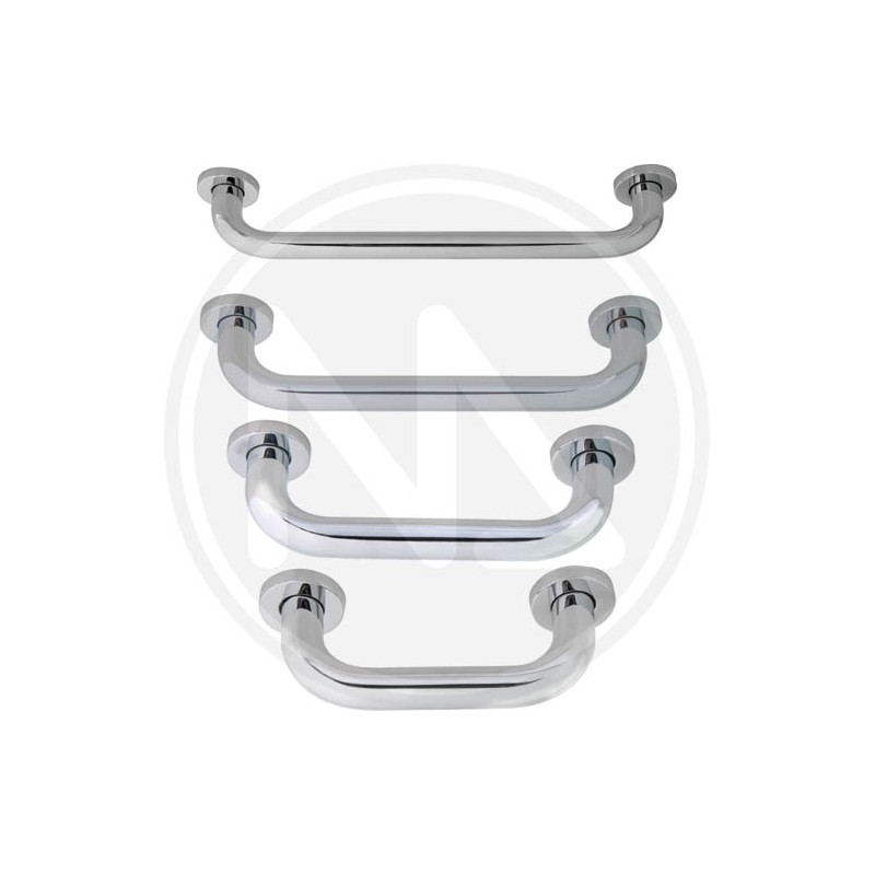 straight stainless steel bath handle support "AQUA" maurer