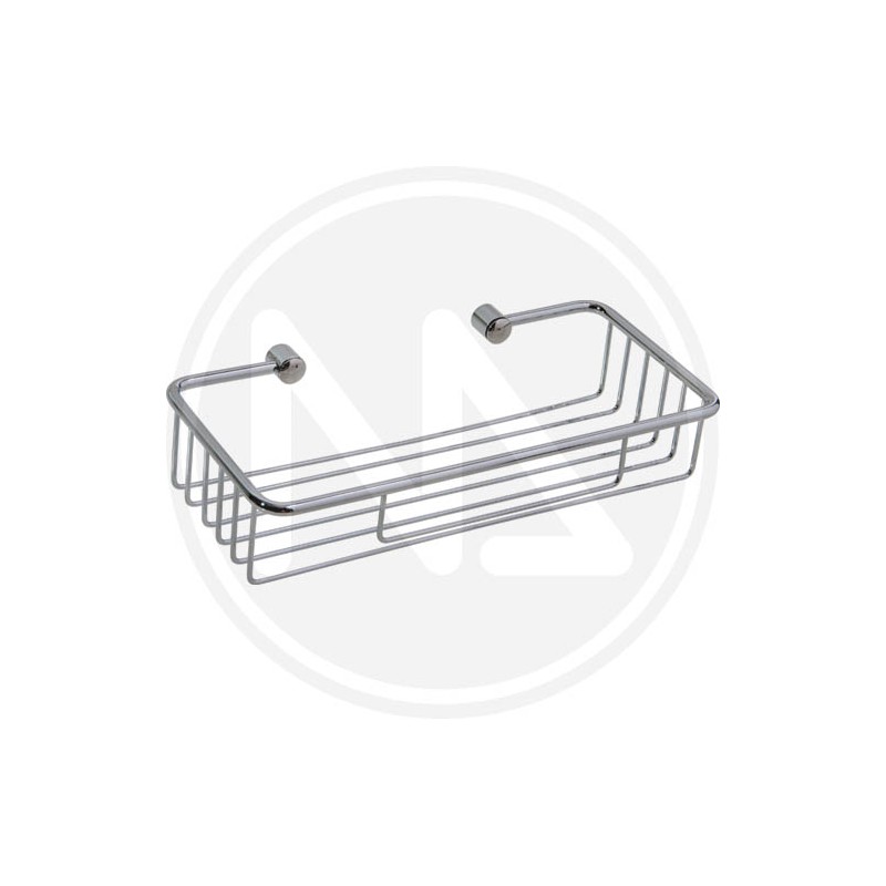 PORTAOGGETTI PER BAGNO IN ACCIAIO INOX quadro "AQUA"  MAURER