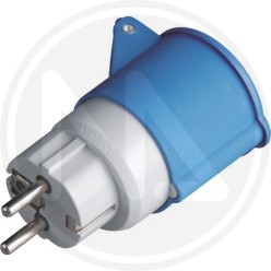 INDUSTRIAL ADAPTER SPINA SCHUKO + SOCKET maurer plus