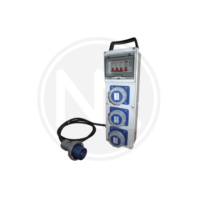 yard asc switch board 3 sockets 230V IP67 maurer PLUS