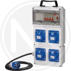 yard asc switch board 4 SOCKETS 230v ip44 maurer PLUS