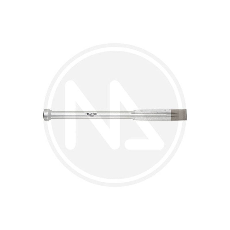 carpenter's chisel with FLAT ribbed maurer plus