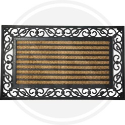 COIR-RUBBER DOORMAT "RIGHE" MAURER