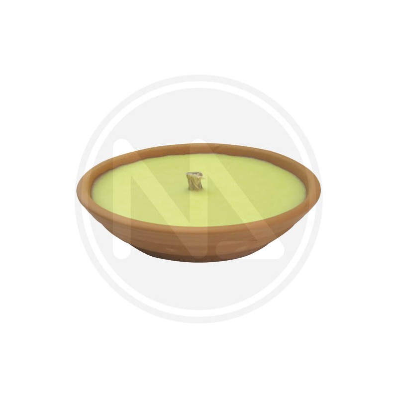 EARTHENWARE CANDLE LEMON GRASS PAPILLON