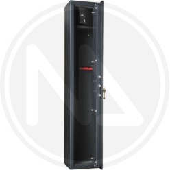 ARMADIO BLINDATO PORTAFUCILE 5 pOSTI + TESORETTO