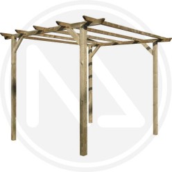 IMPREGNATED WOOD PERGOLA "SINTRA" PAPILLON