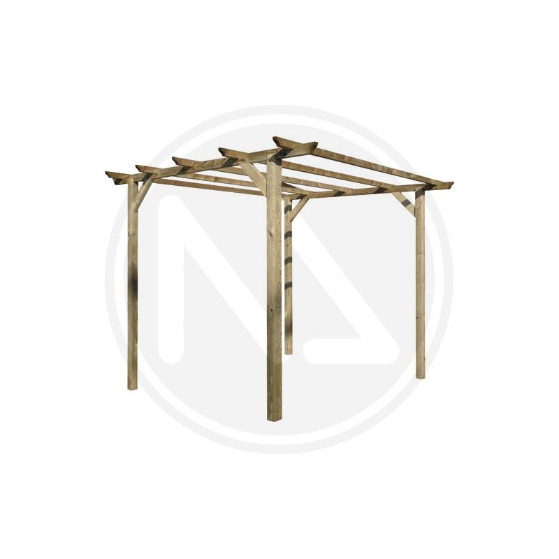 PERGOLA IN LEGNO IMPREGNATO "SINTRA" PAPILLON