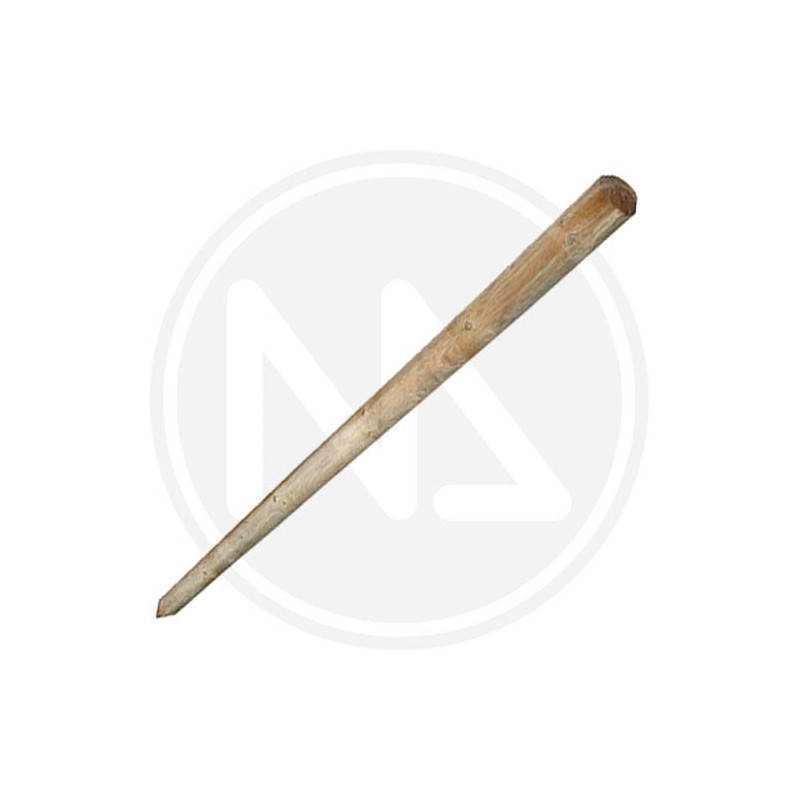 POLE WITH IMPREGNATED WOOD TIP PAPILLON