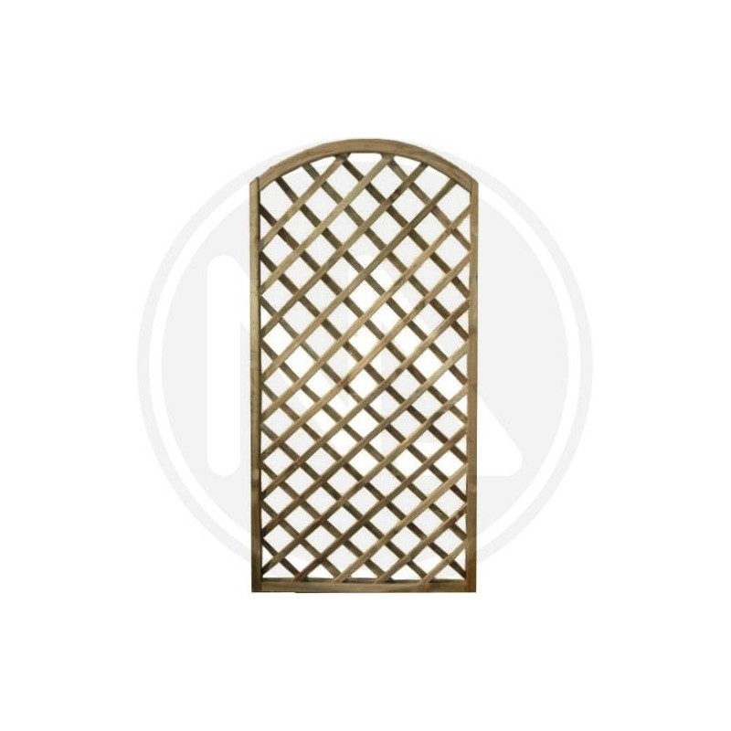 ARCH SHAPED IMPREGNATED WOOD TRELLIS PAPILLON