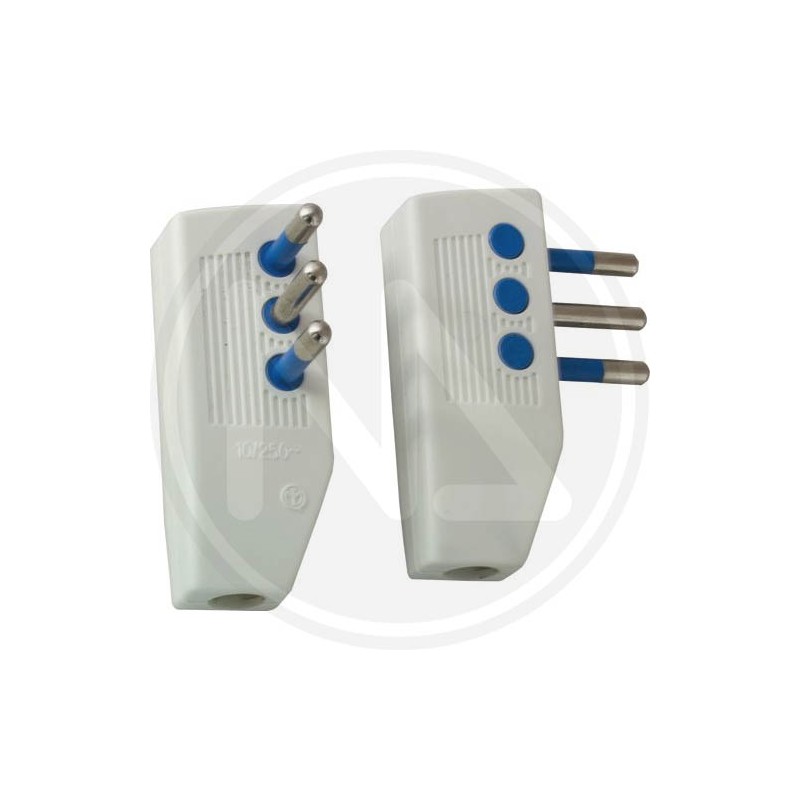 PLUG SPACE-SAVING WITH ADJUSTABLE PINS 10a MAURER