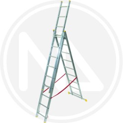 ALUMINIUM EXTENDING TRIPLE LADDER MAURER