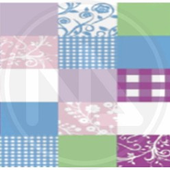 pvc tablecloth "QUADRI VIOLA" maurer