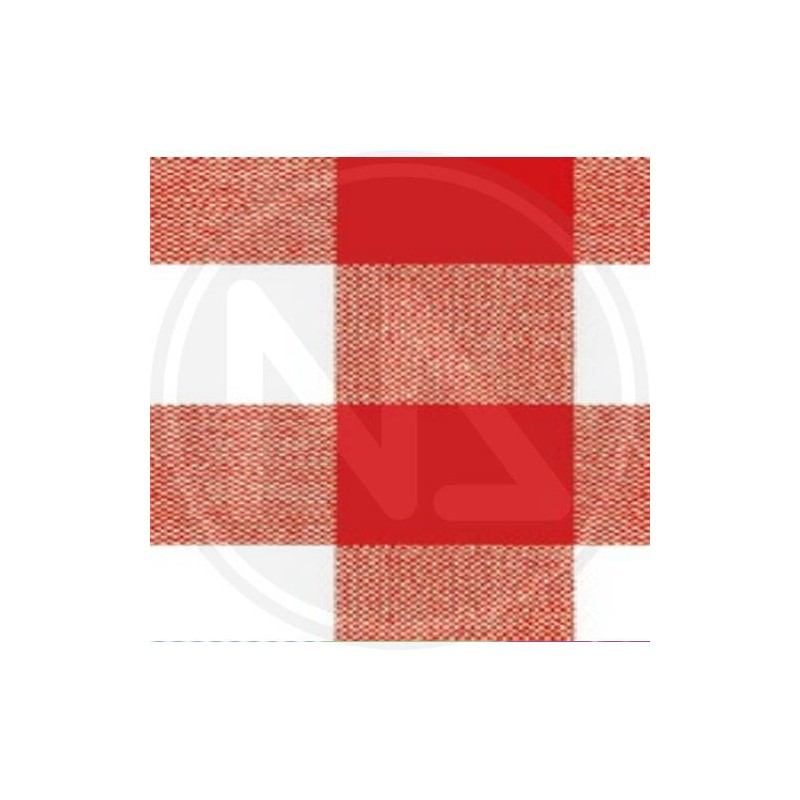 pvc tablecloth "QUADRI ROSSI" maurer